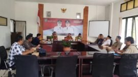 Disnaker Lumajang saat Rakor persiapan May Day di Poncosumo