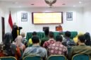 Bupati Lumajang saat memberikan sambutan diacara Pencanangan Desa Cantik dan Sosialisasi Sensus Ekonomi 2026